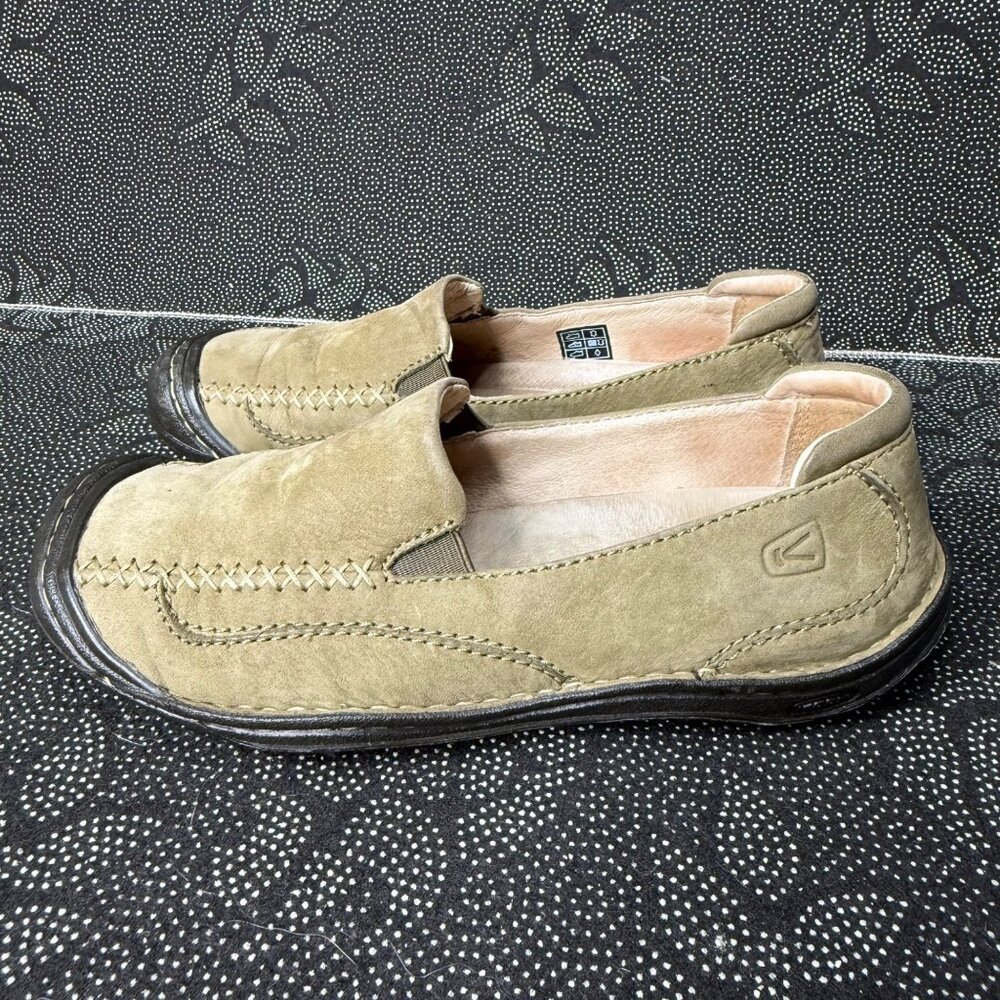 Keen Women's Slip-On Loafers EU 37 US 6.5 UK 4 Tan Leather Casual Shoes